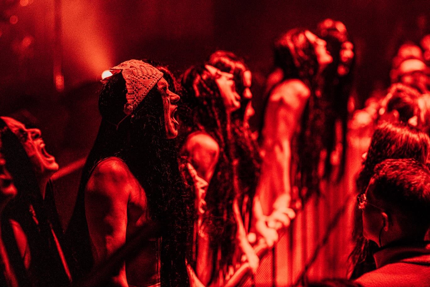 What an awesome night last weekend! Celebrating woman&rsquo;s day with a ritual on stage at Rockefeller, singing and howling with @the_witch_choir. I&rsquo;m thankful for the fierce women in @witchclubsatan who created this opportunity, and for the a