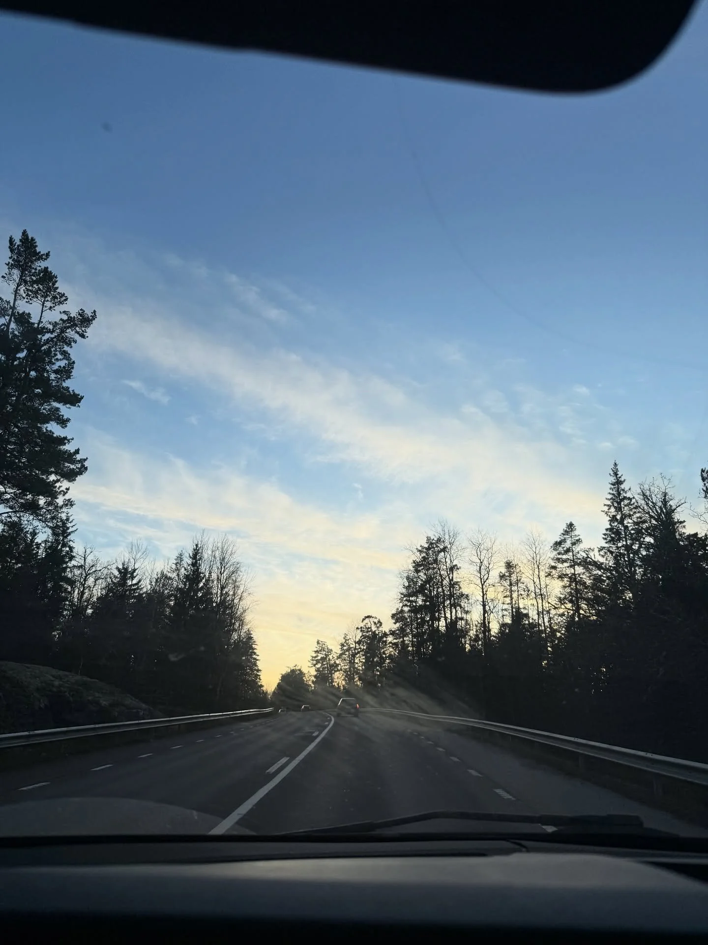 The drive home today. 2C, E22.