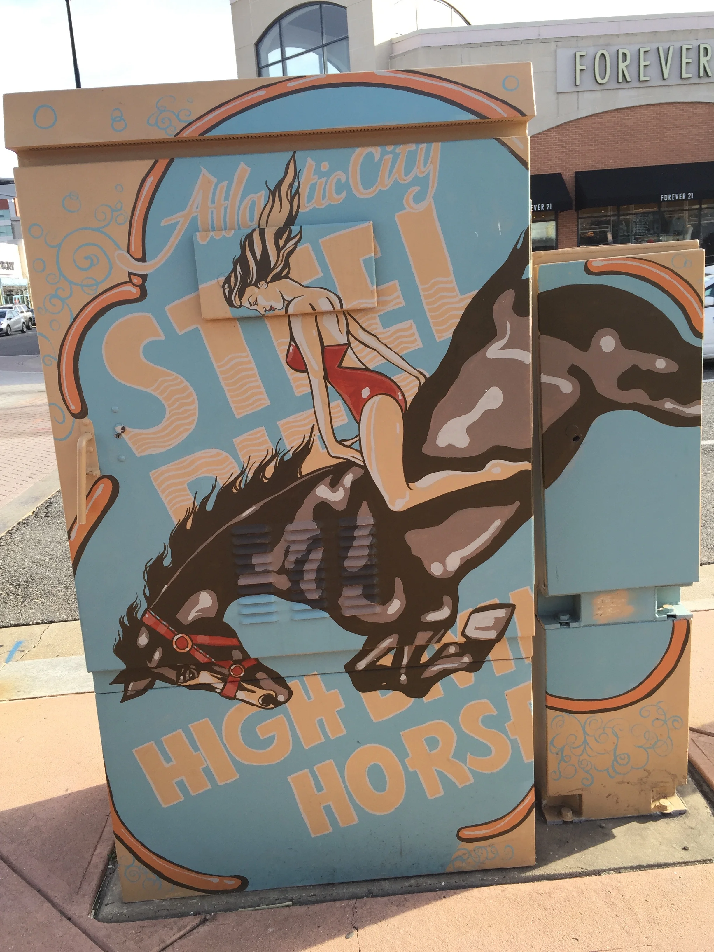 Atlantic City, NJ - Street Art -Electrical Service Box