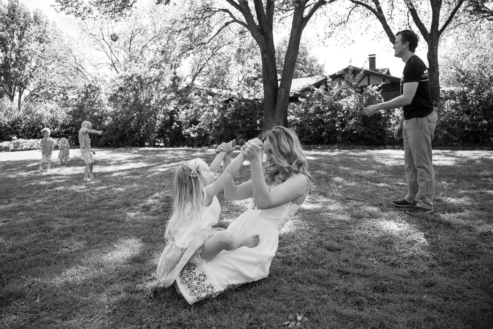 Ft. Worth family portrait photography in classic documentary, photojournalism style