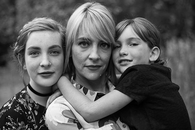 Lisa Clark, strongest person I know. Photographed with her two daughters in 2016. @yourfunnyvalentine