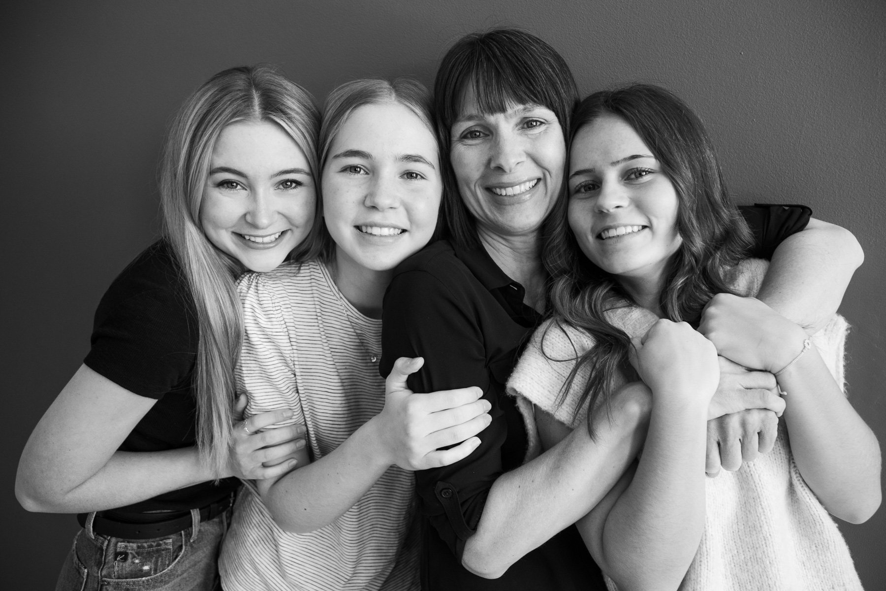 mother and daughters photograph