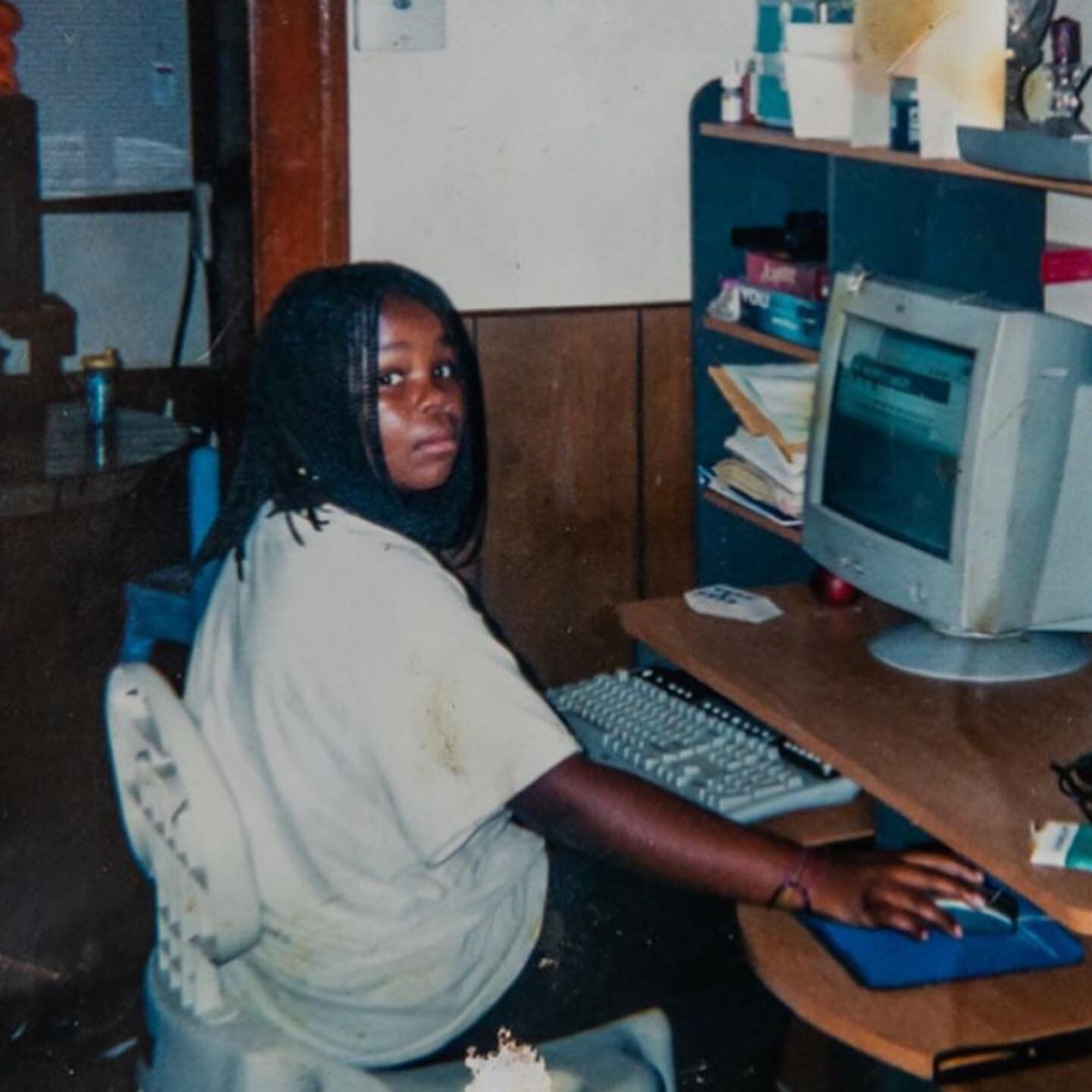 I can't imagine Breonna wanted to be a rallying cry or a face of this movement. Not like this. She grew up regular degular, navigating the evolution of technology (hello PC and DVD player featured in these images from her sister) and letting the Chri