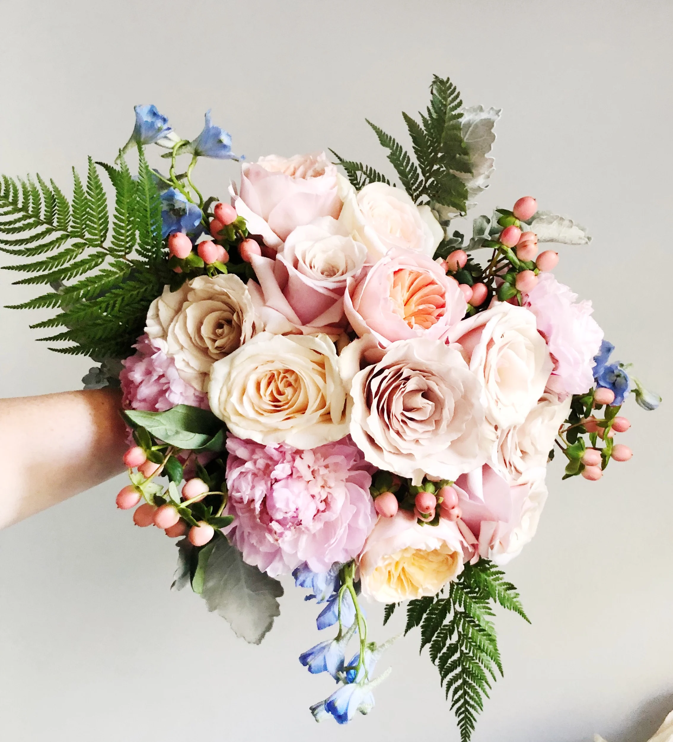 Peony Garden Rose Bouquet
