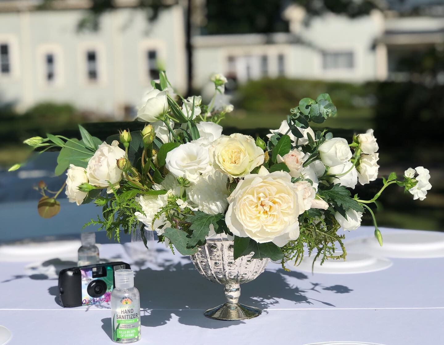The beautiful green and white color palette for this wedding looked exquisite against the changing fall leaves of Massachusetts&rsquo;s this past weekend. 

Sourcing such beauty from flower farmers who grow their blooms with delicacy and care...
*Dah