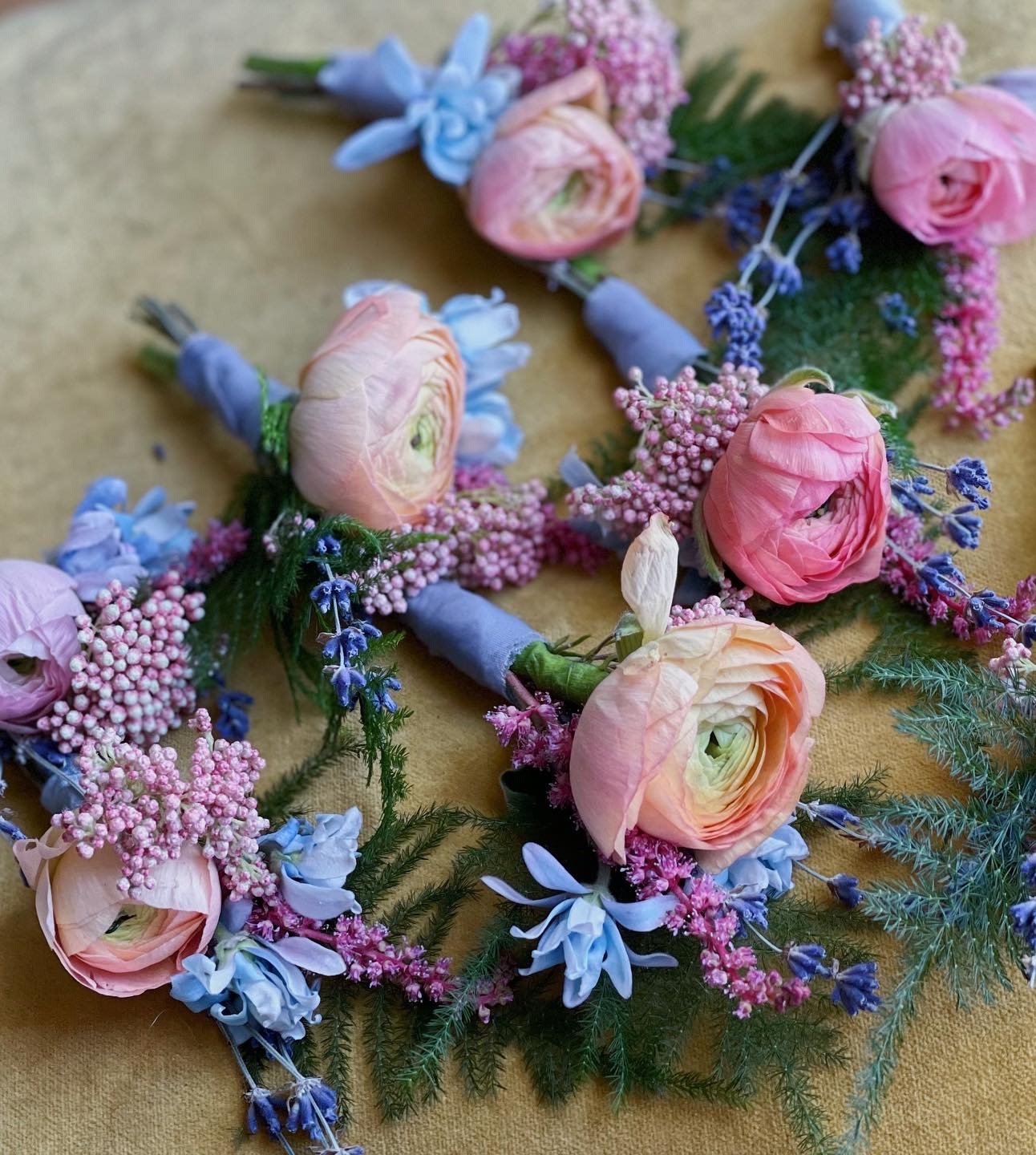Colorful Boutonnieres 