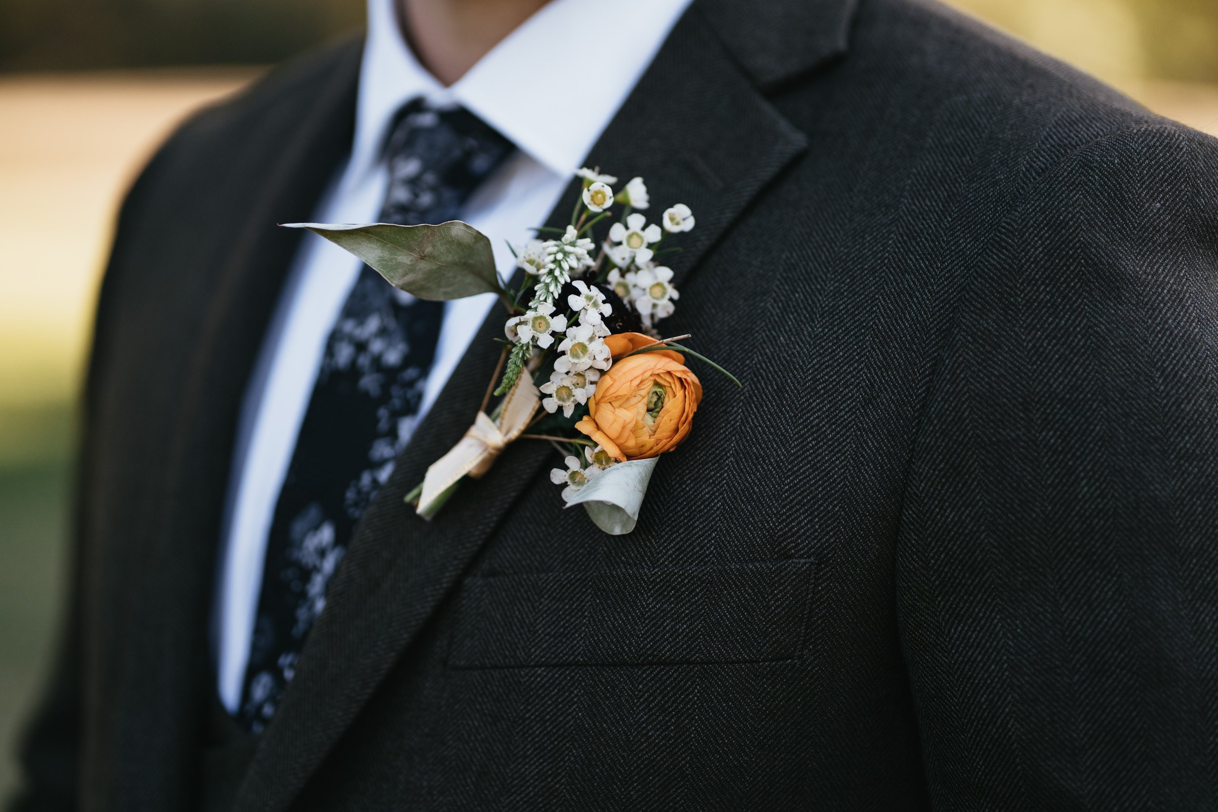 Ranunculus Boutonniere 