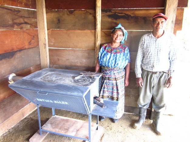  The villagers are now breathing clean air inside their home for the first time. 