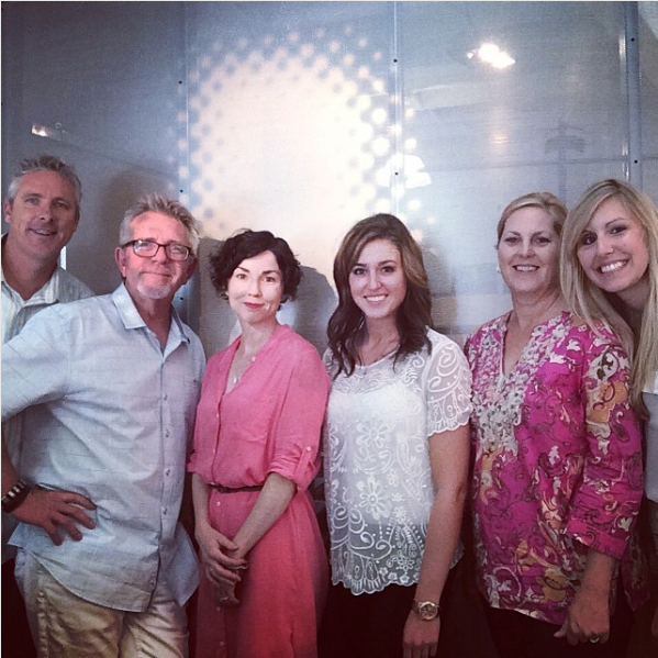 Eric, Bruce, Kerry, Erica, Lisa, and Miche in the Benning offices (2014)
