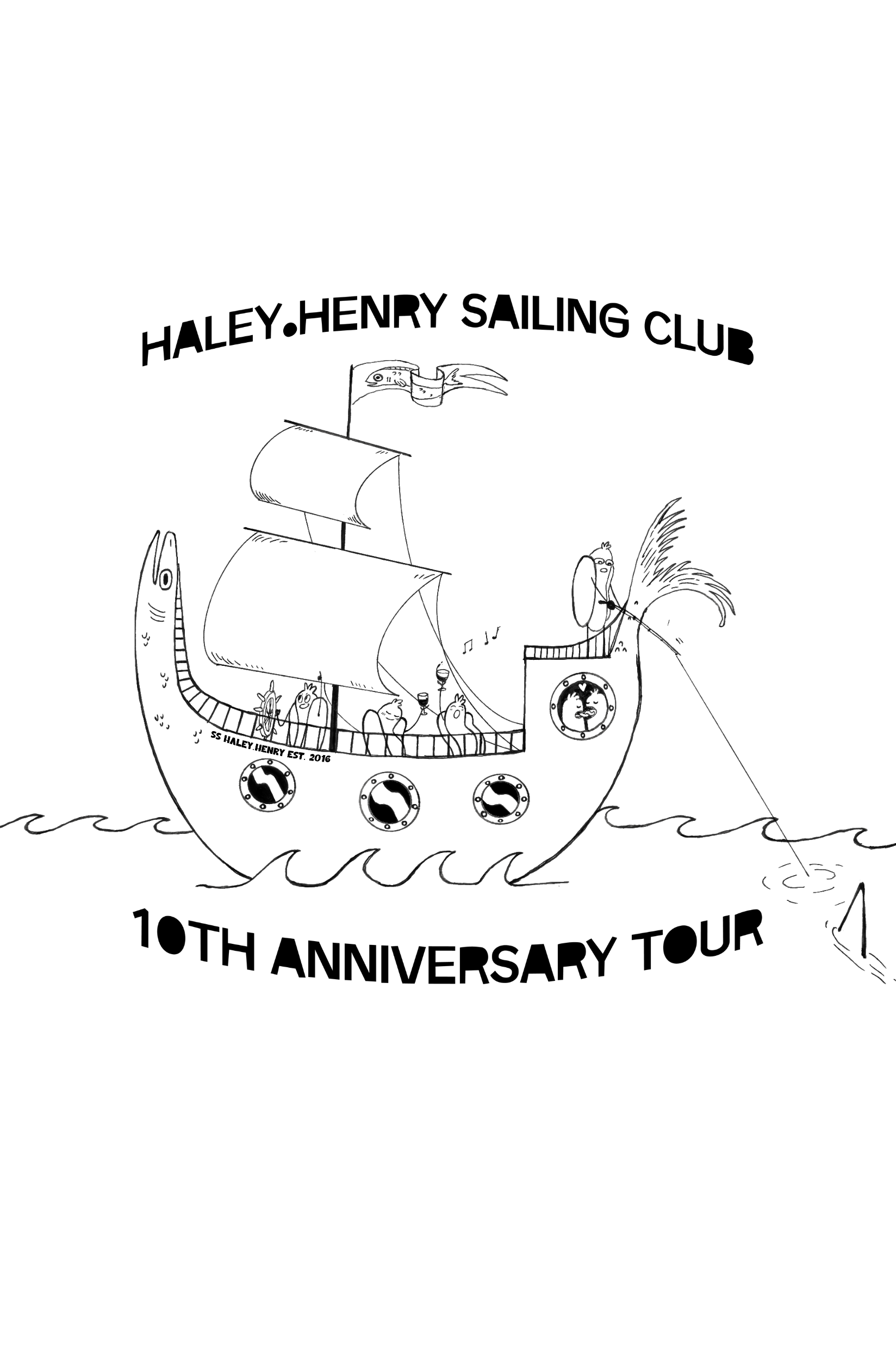 haley.henry commemorative 10th year Tshirt (PREORDER - LIMITED RUN)