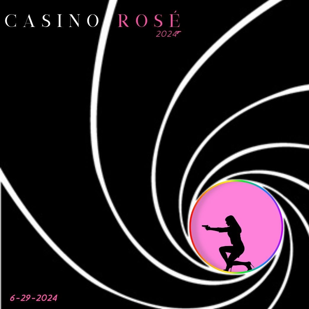 .
No, Mr. Bond, I expect you to dine... that is, EAT, serve, slay, and keep it gay at our annual haley.henry PINK PARTY! Category is: Casino Ros&eacute;, featuring catsuits, caviar, martinis, oysters, and Pussy Galore. 

Our double agent DJ Jordana B