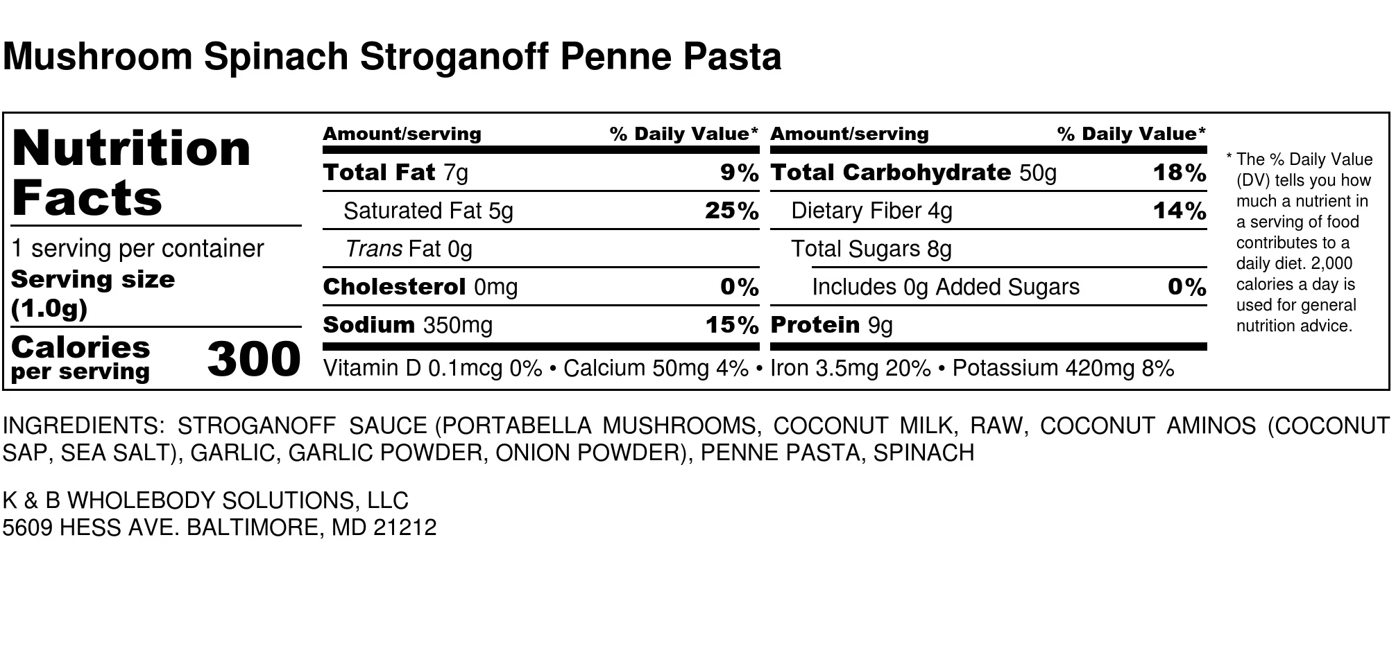 Good Source of Dietary Fiber Good Source of Protein Good Source of Iron *Note - Approximately 1.25 cups of cooked penne noodles within one package