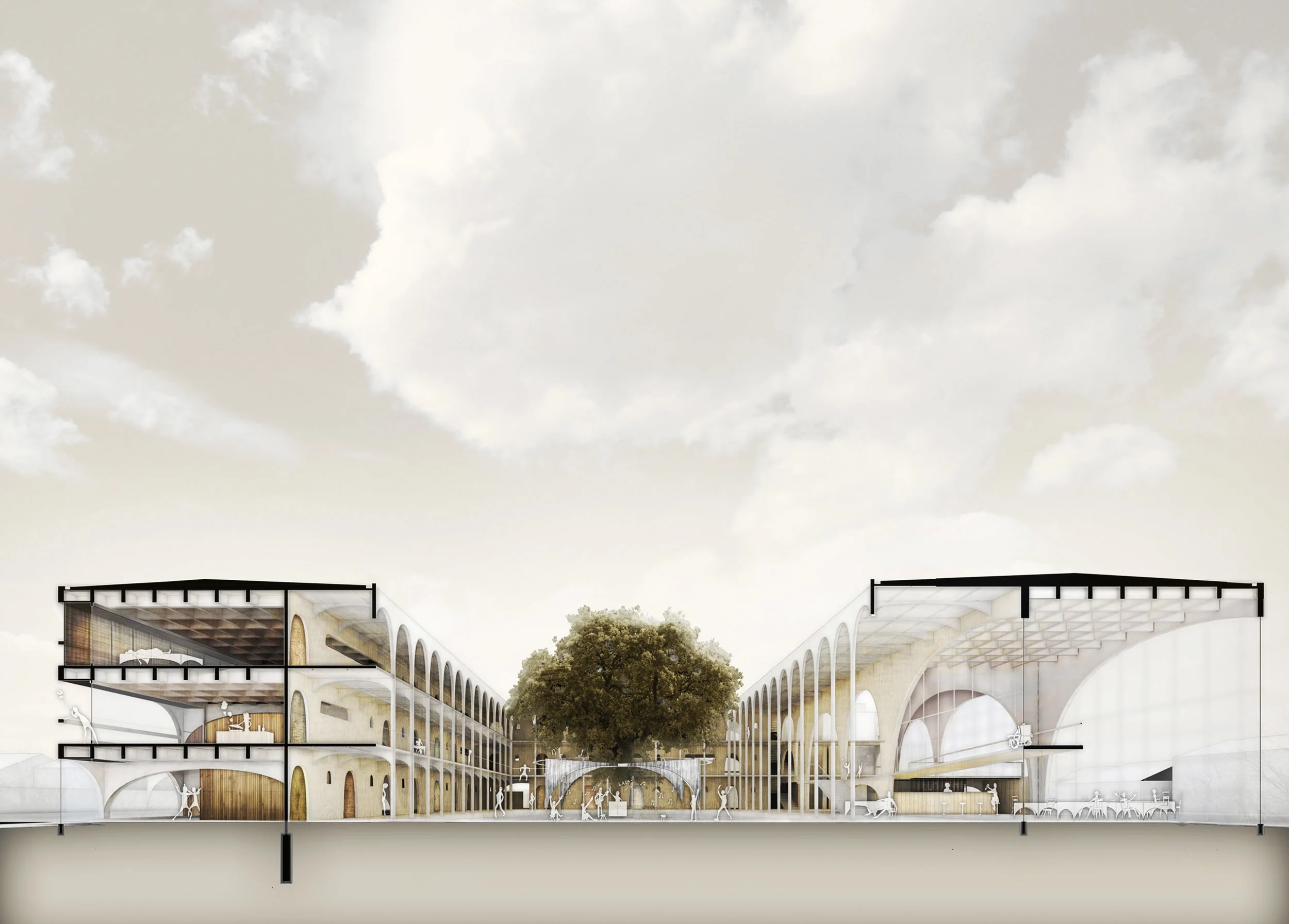  Sectional Perspective 