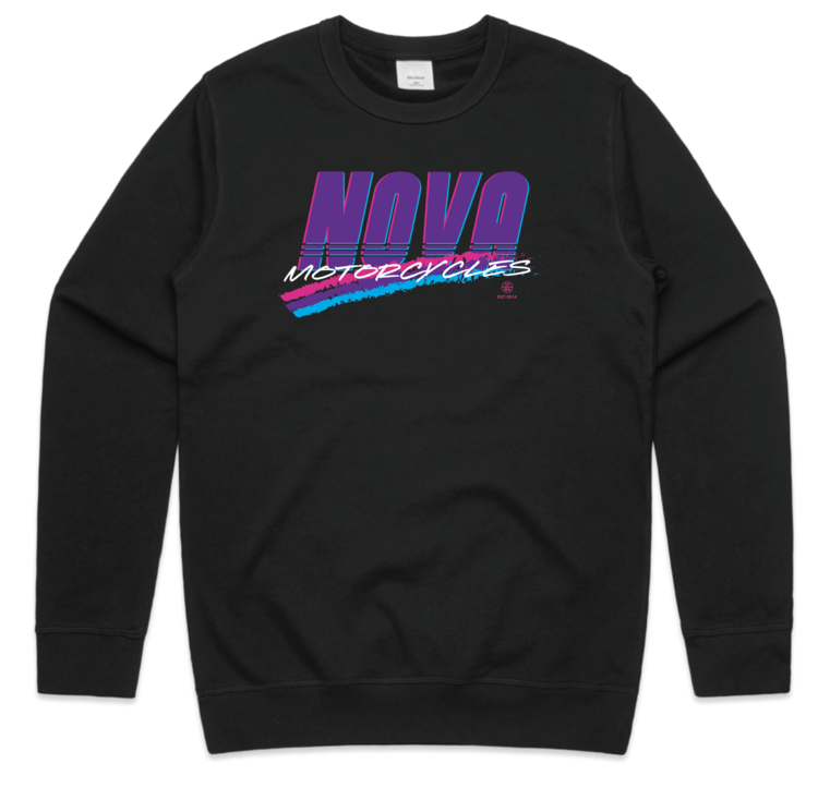 Radical Crew Sweatshirt in Black