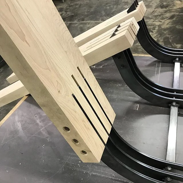 Construction Details. #TruCo #Design #Fabrication #construction #details #equal #design #aesthetic #process #product #wood #steel #woodworking #metalfab #paint #architecture #interiordesign #weld #welding #woodworker #designer #cad #drawing #localaz 