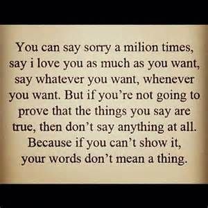 Words of apology to a friend