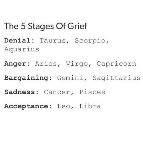 I'm a Leo.... so we do reach acceptance! I hope you all do too!