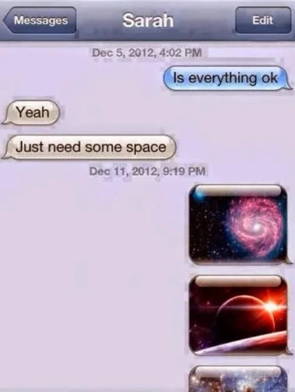 Funny, and not aggressive, well played! haha