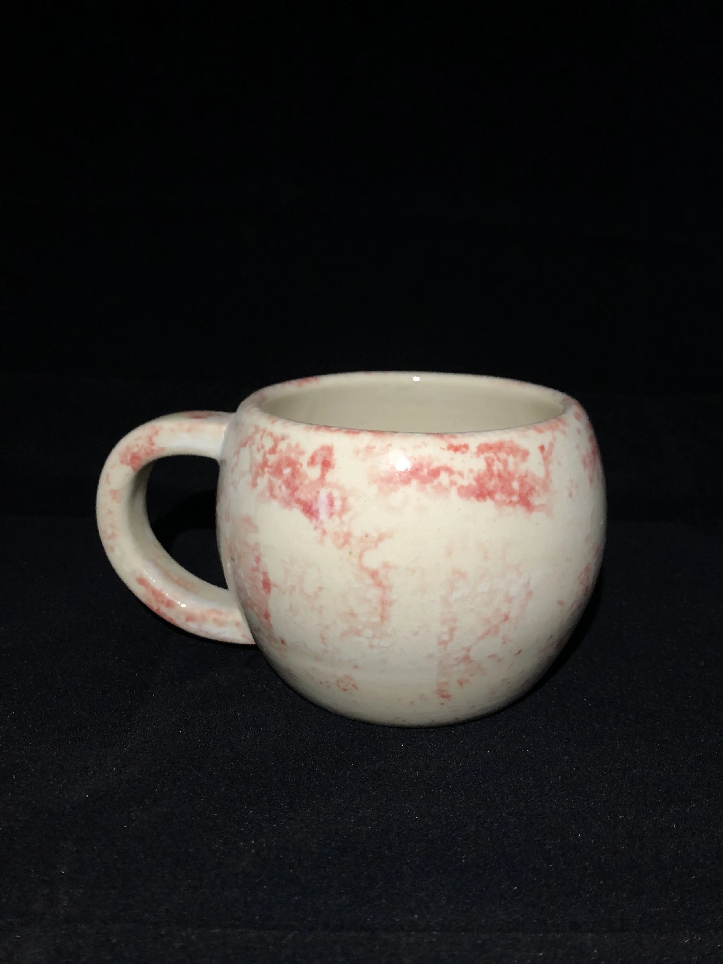Red Floral Cups