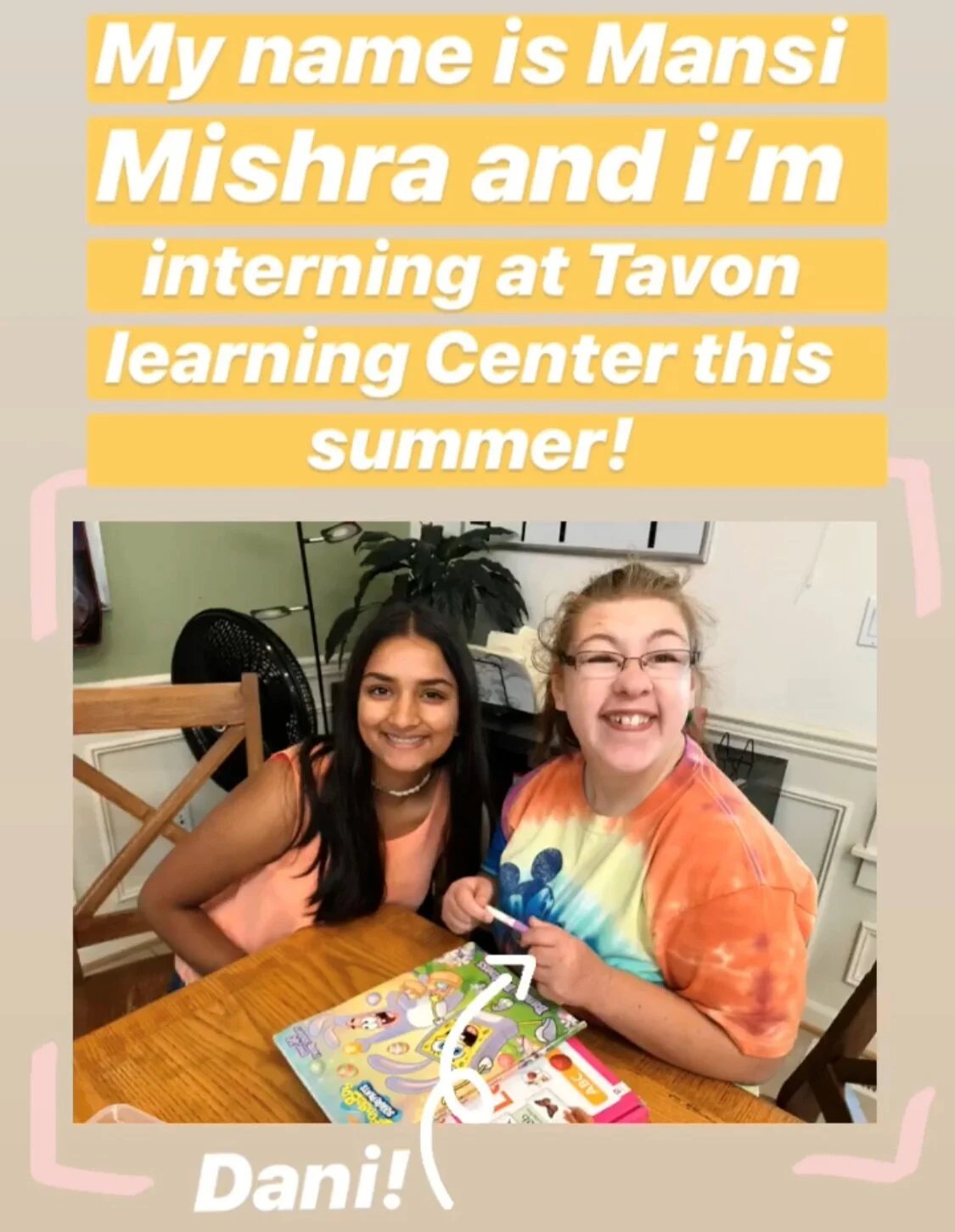 Mansi Mishra, Tavon Learning Center
