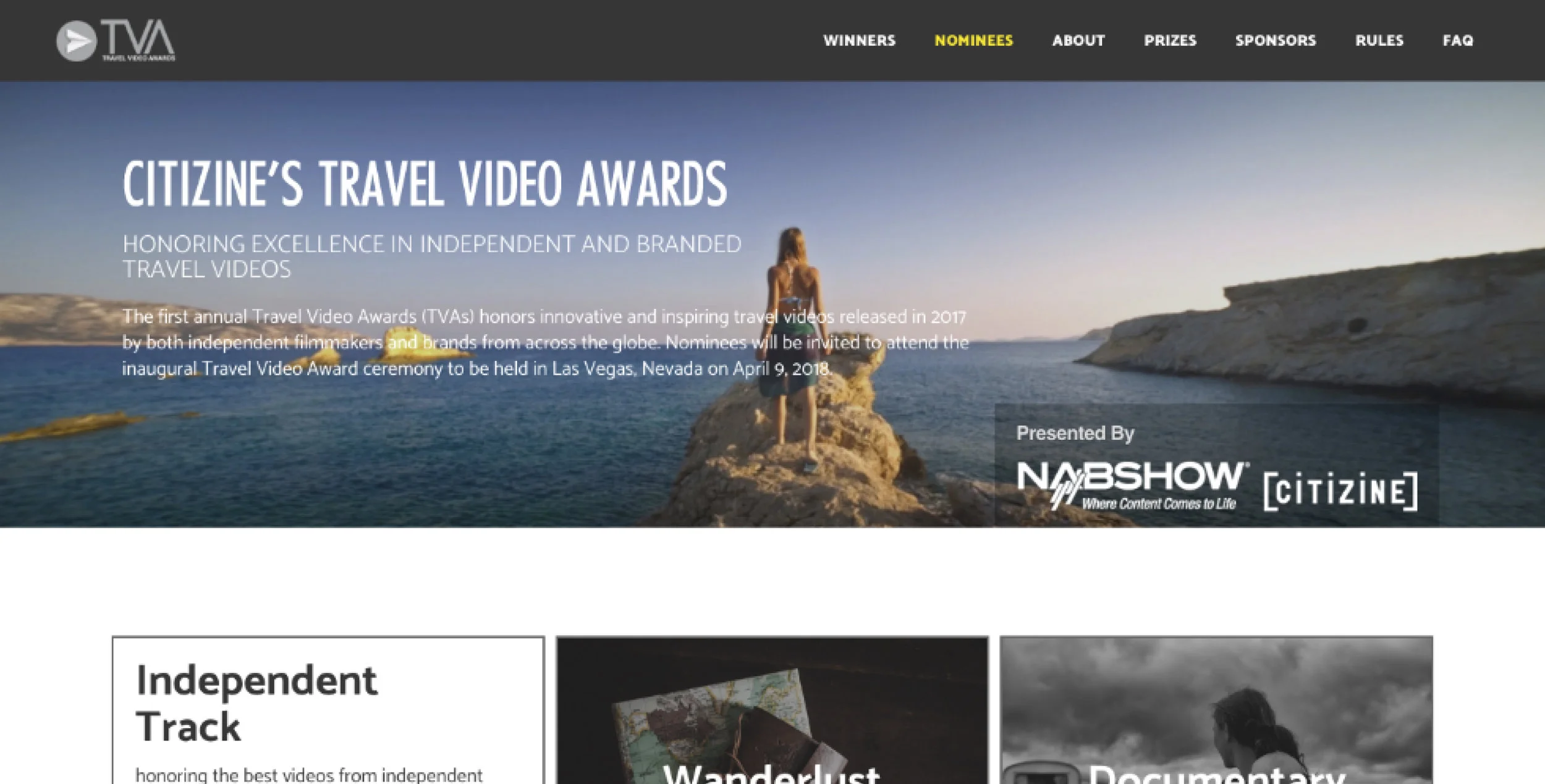 There is no differentiation between a link and a pulldown link on the navigation bar