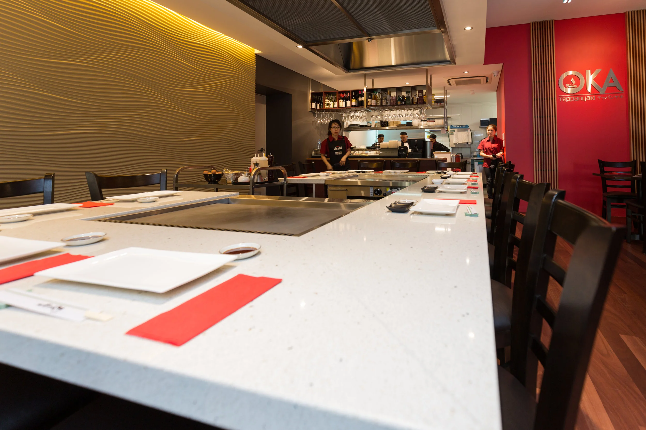 Oka Teppanyaki, Parap