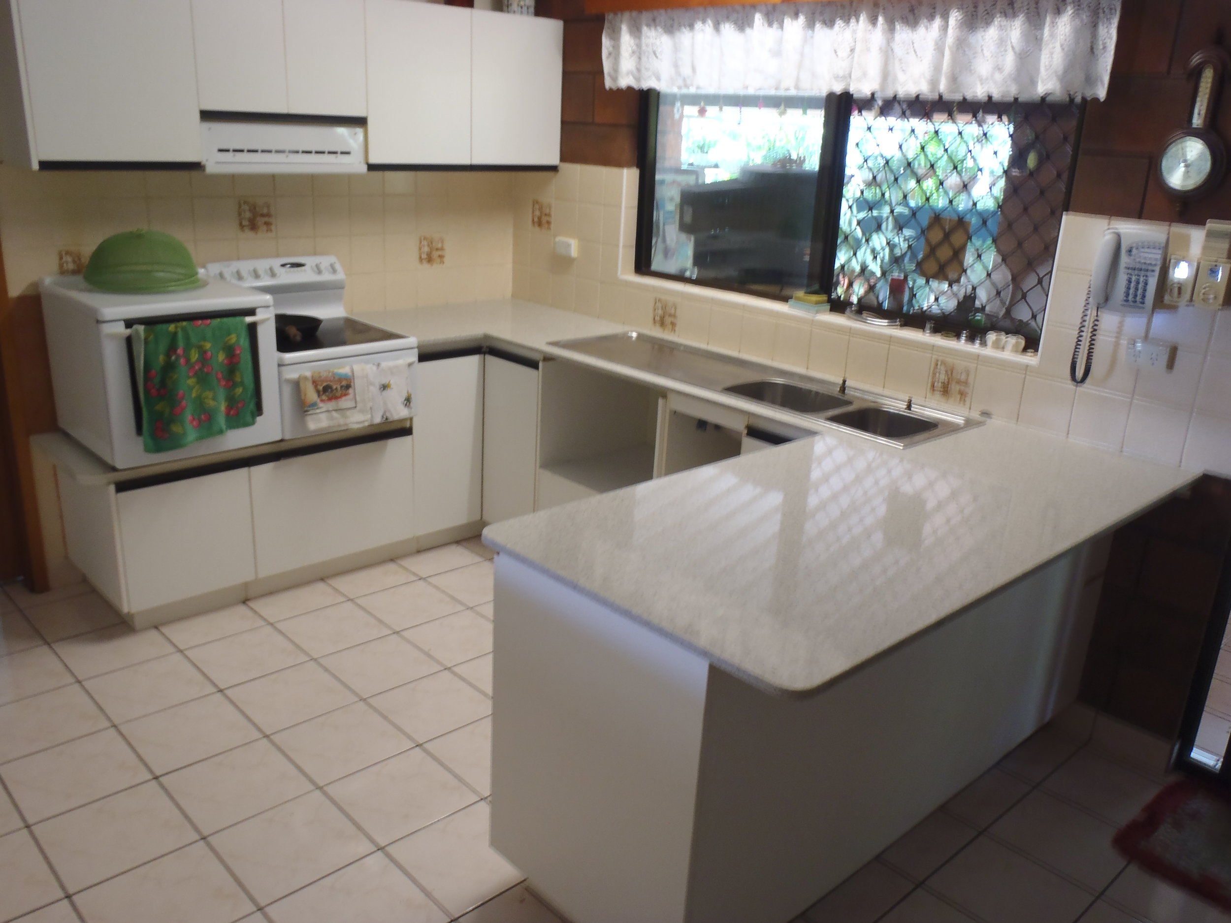 Kitchen bench top renovation