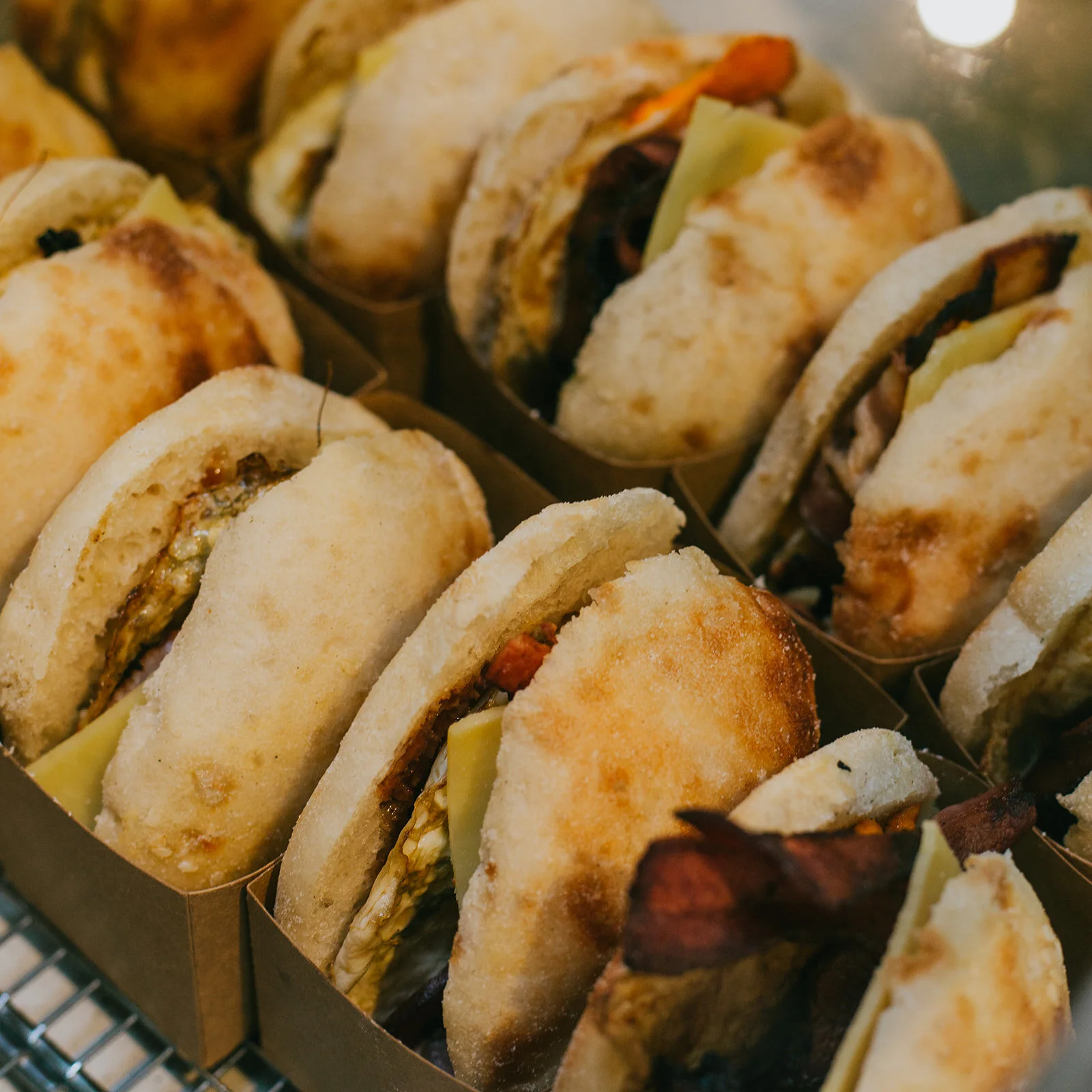 Egg and Bacon rolls