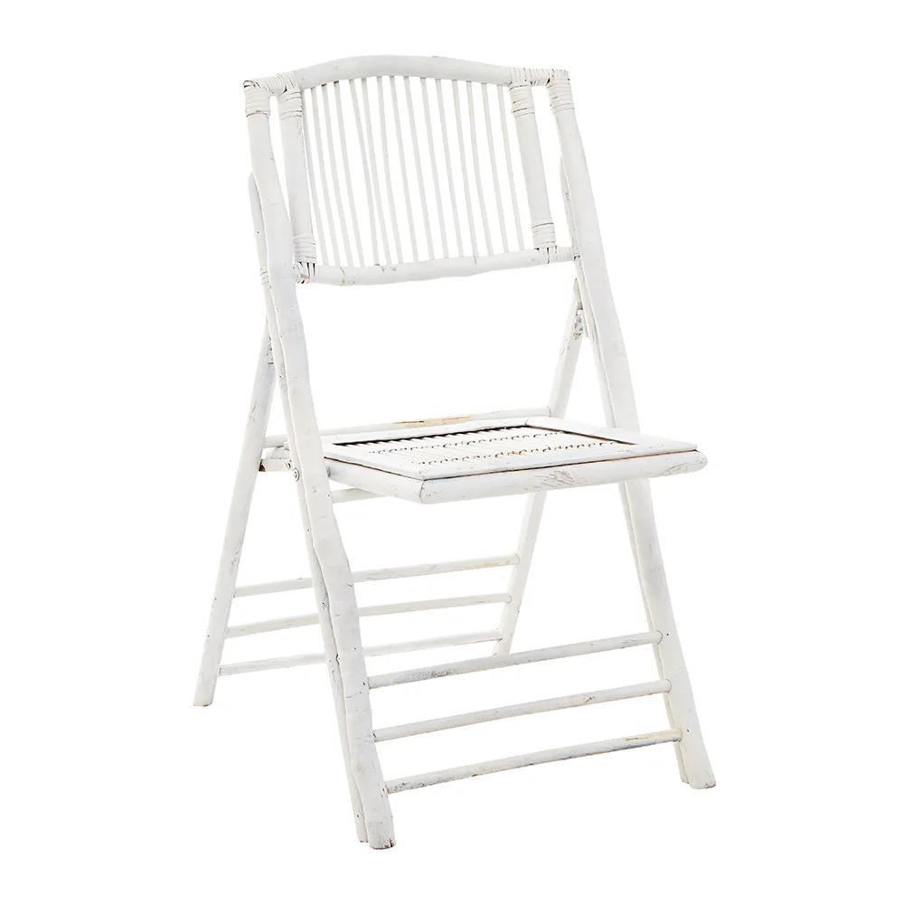 FOLDING BAMBOO - WHITE