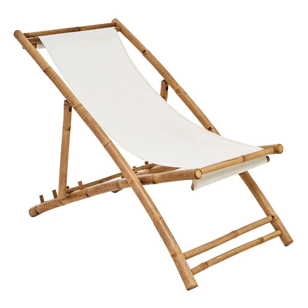 BAMBOO CANVAS DECK CHAIR
