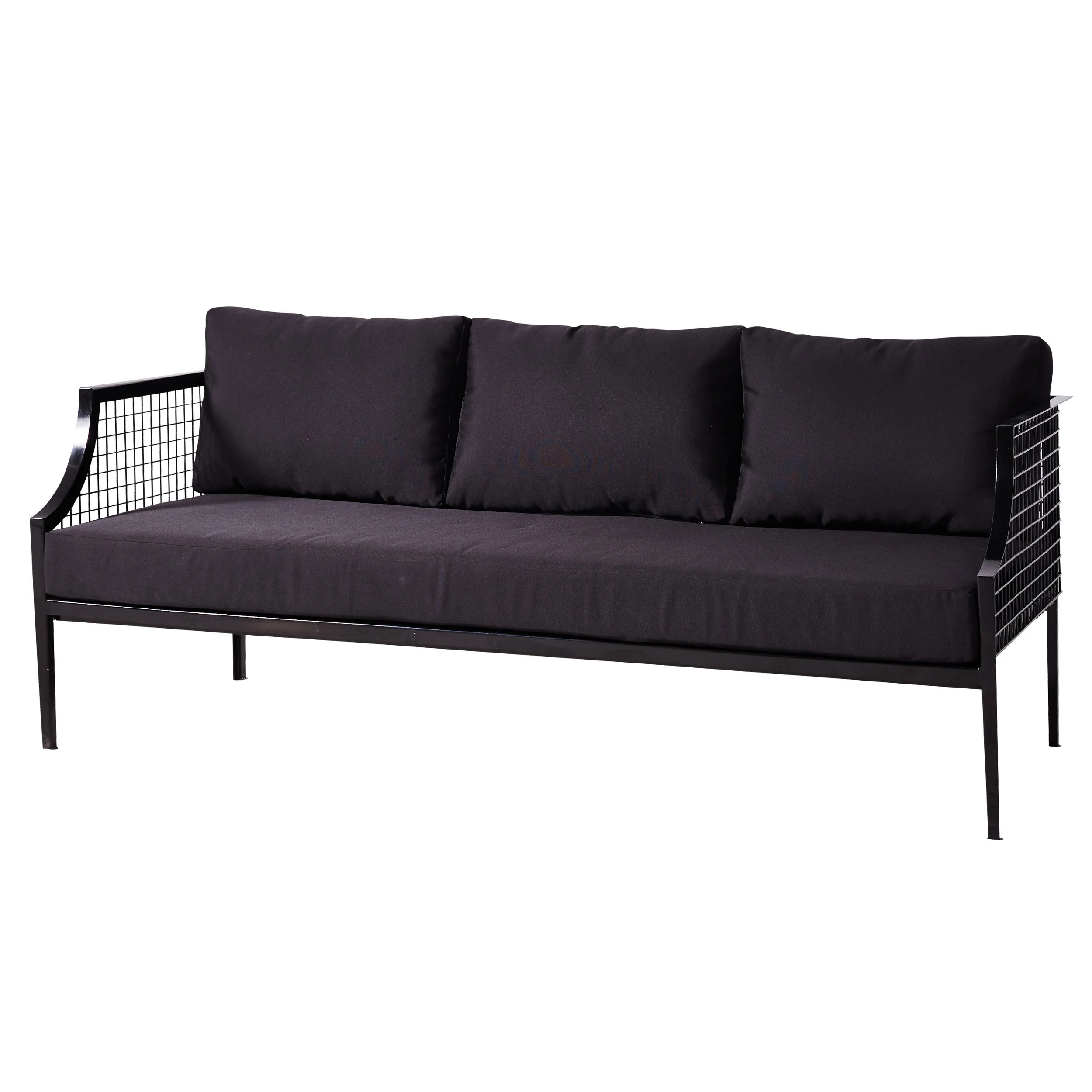MESH SOFA - BLACK/BLACK