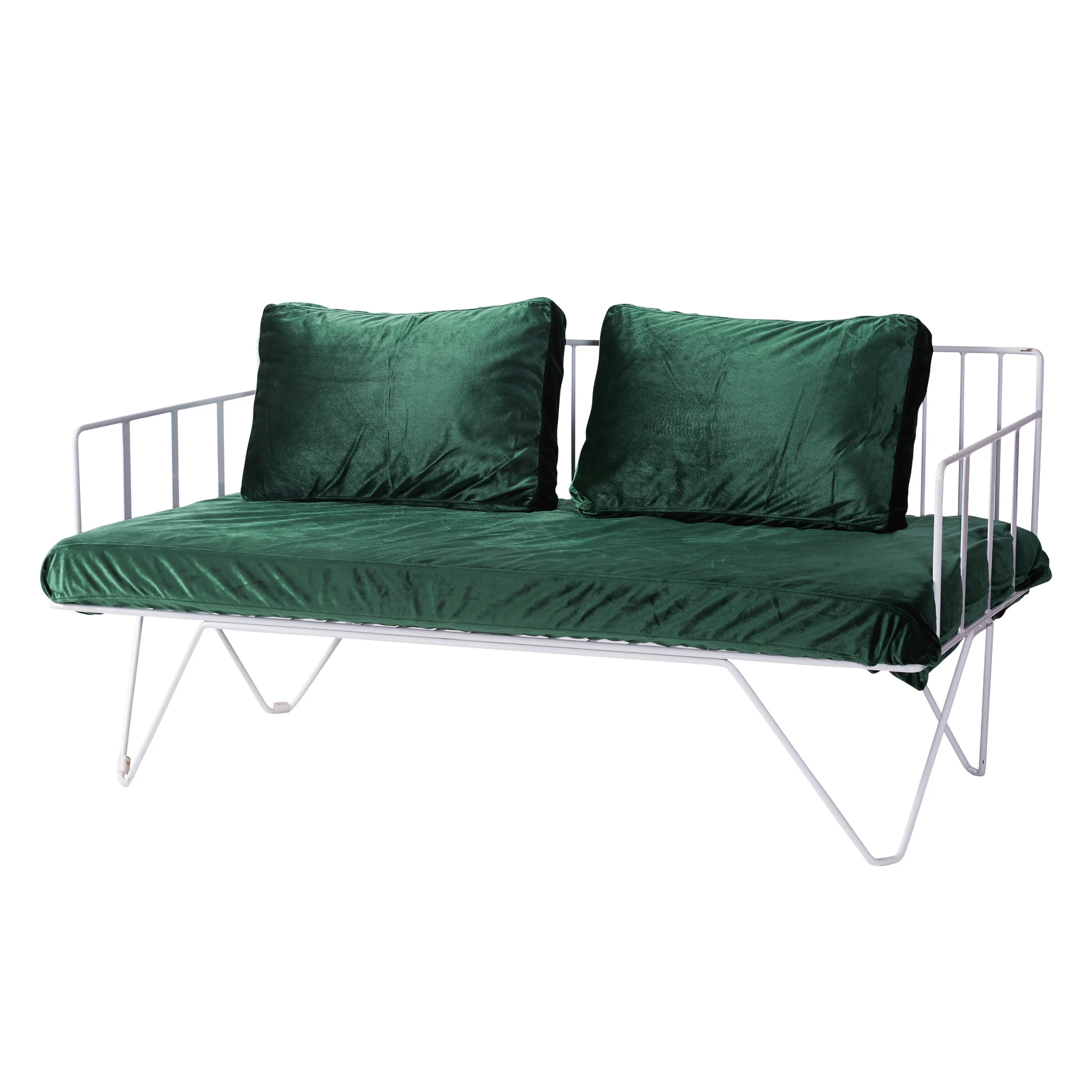 WIRE SOFA - WHITE/GREEN
