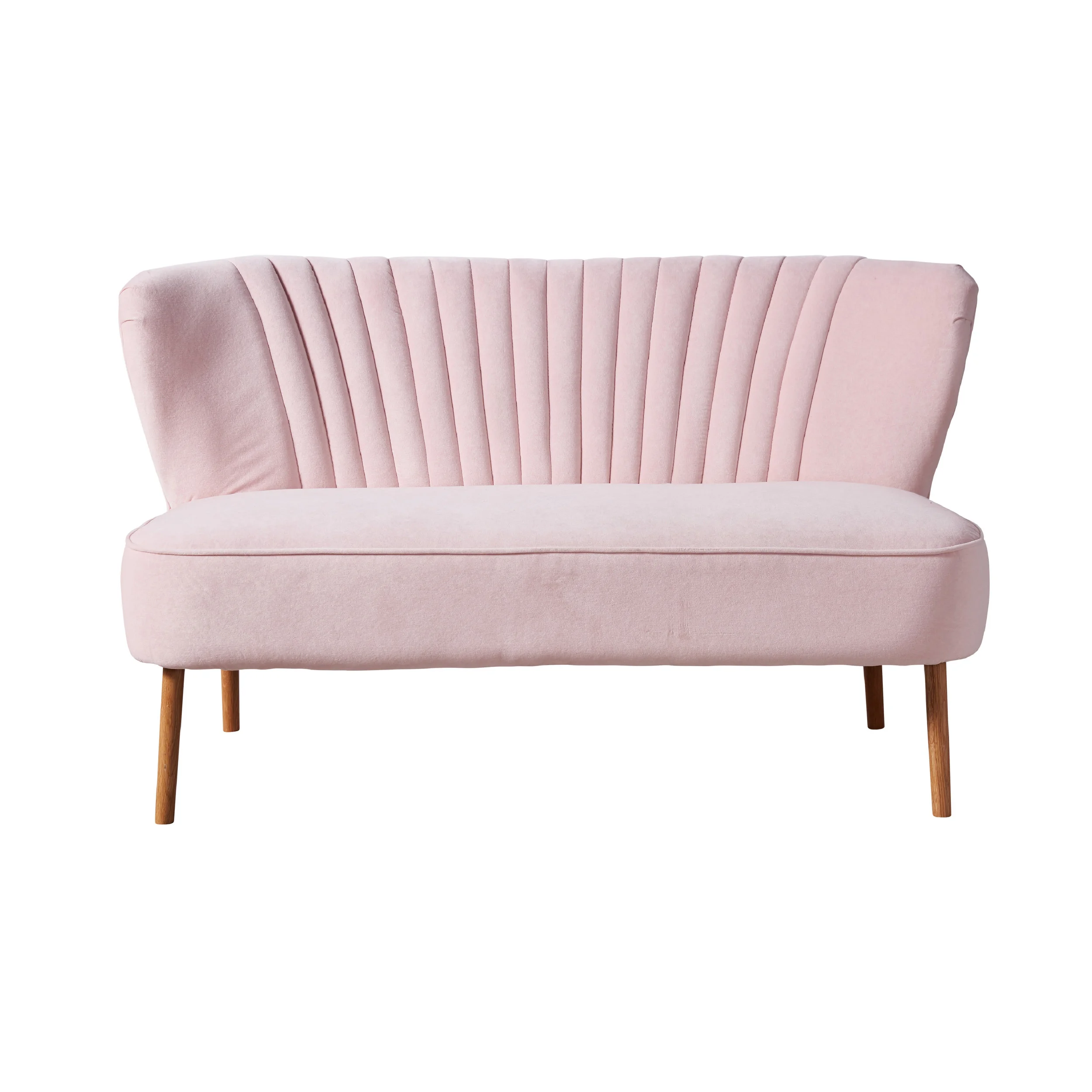 COCO VELVET SOFA - BABY PINK