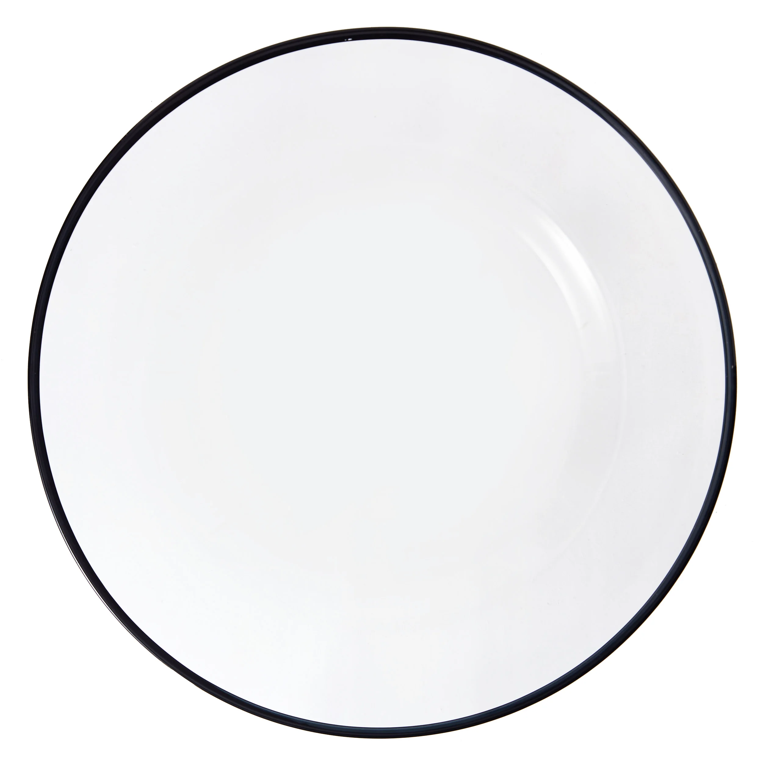 GLASS W/ BLACK RIM