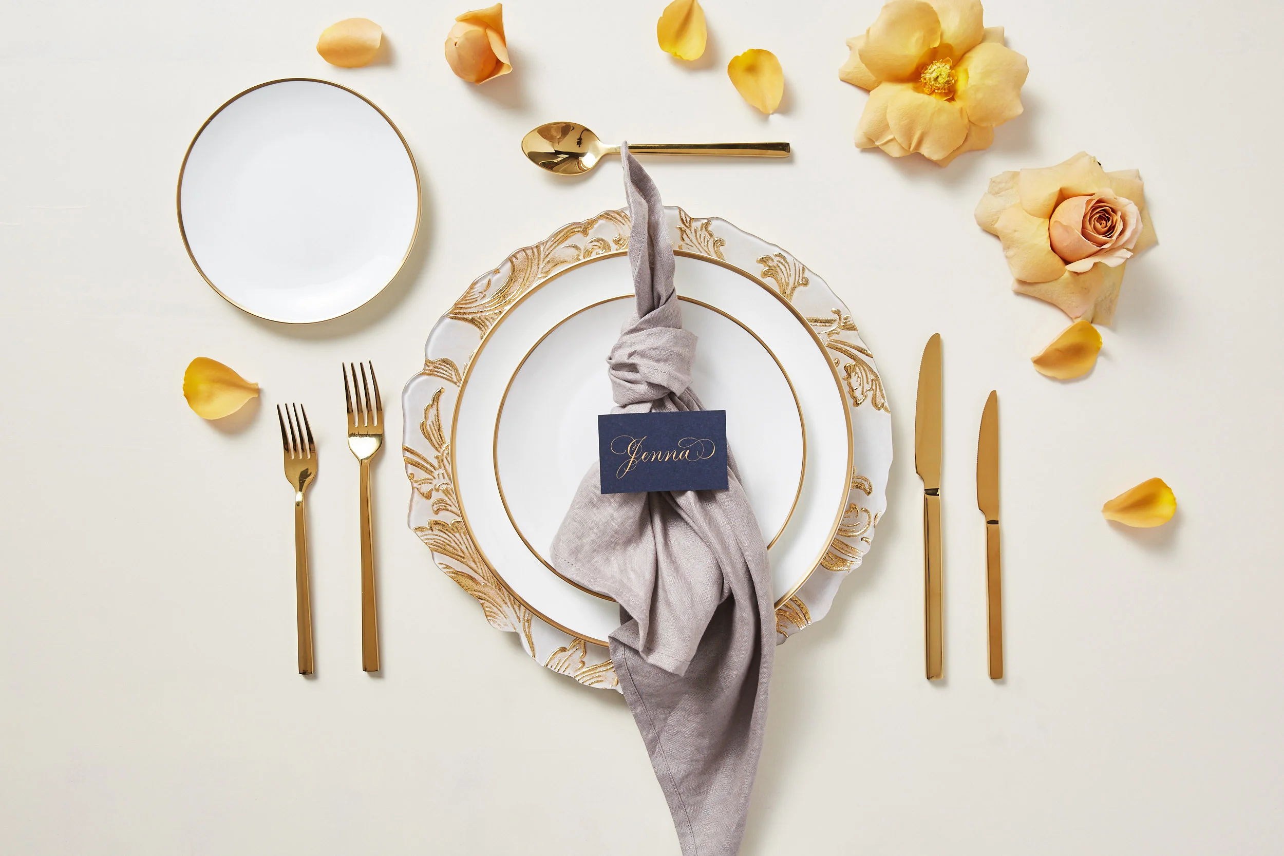 Gold Rim Dinnerware