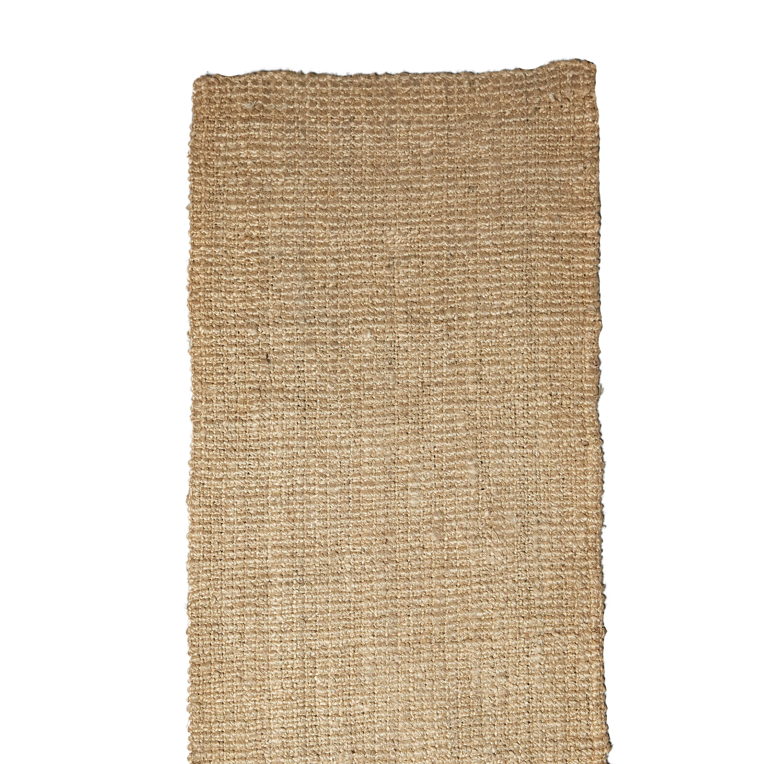 CHUNKY WEAVE JUTE RUNNER - CREAM