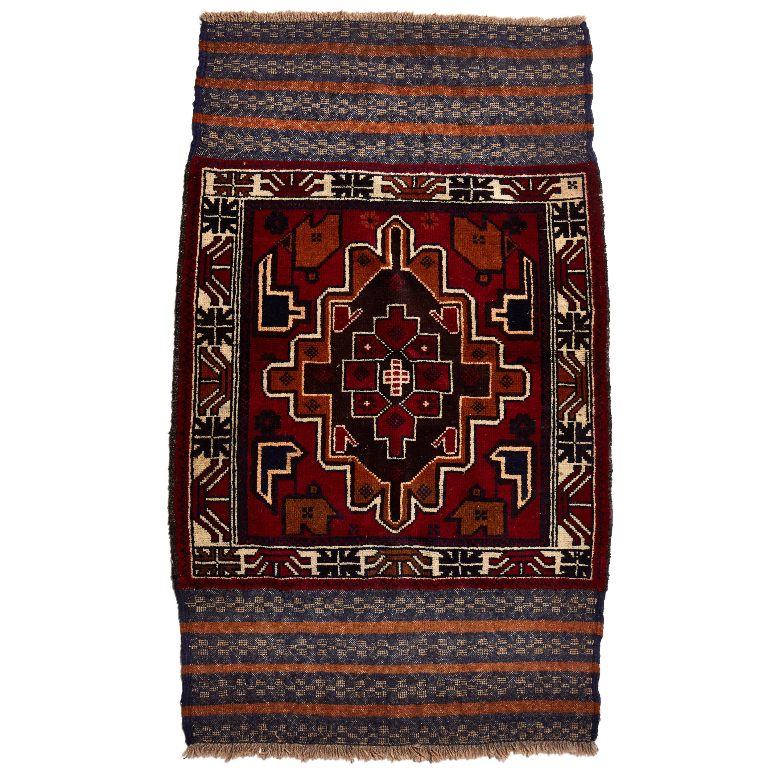 BALUCHI TRIBAL AFGHAN RUG - RED