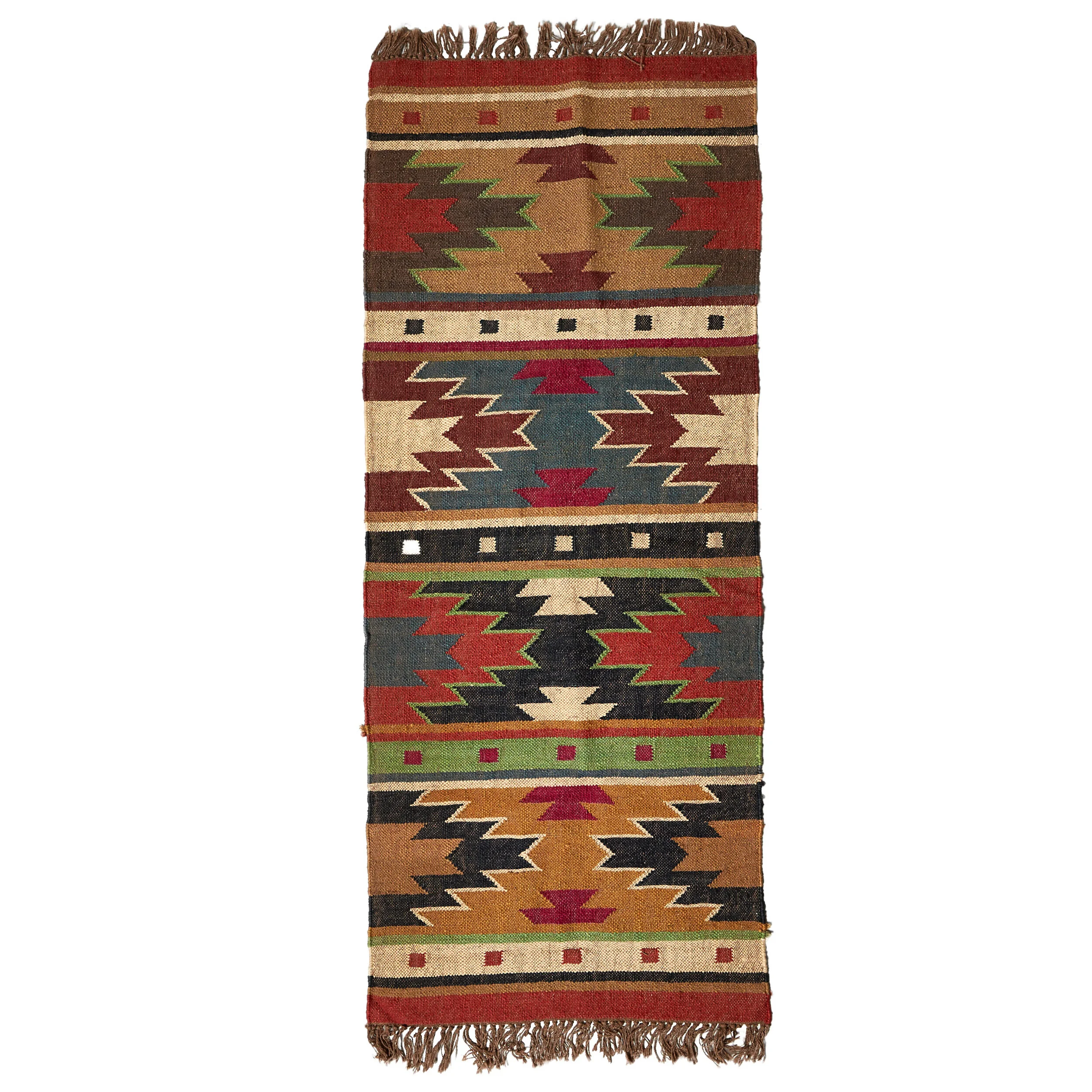 FINE AFGHAN KILIM RUG - GEOMETRIC