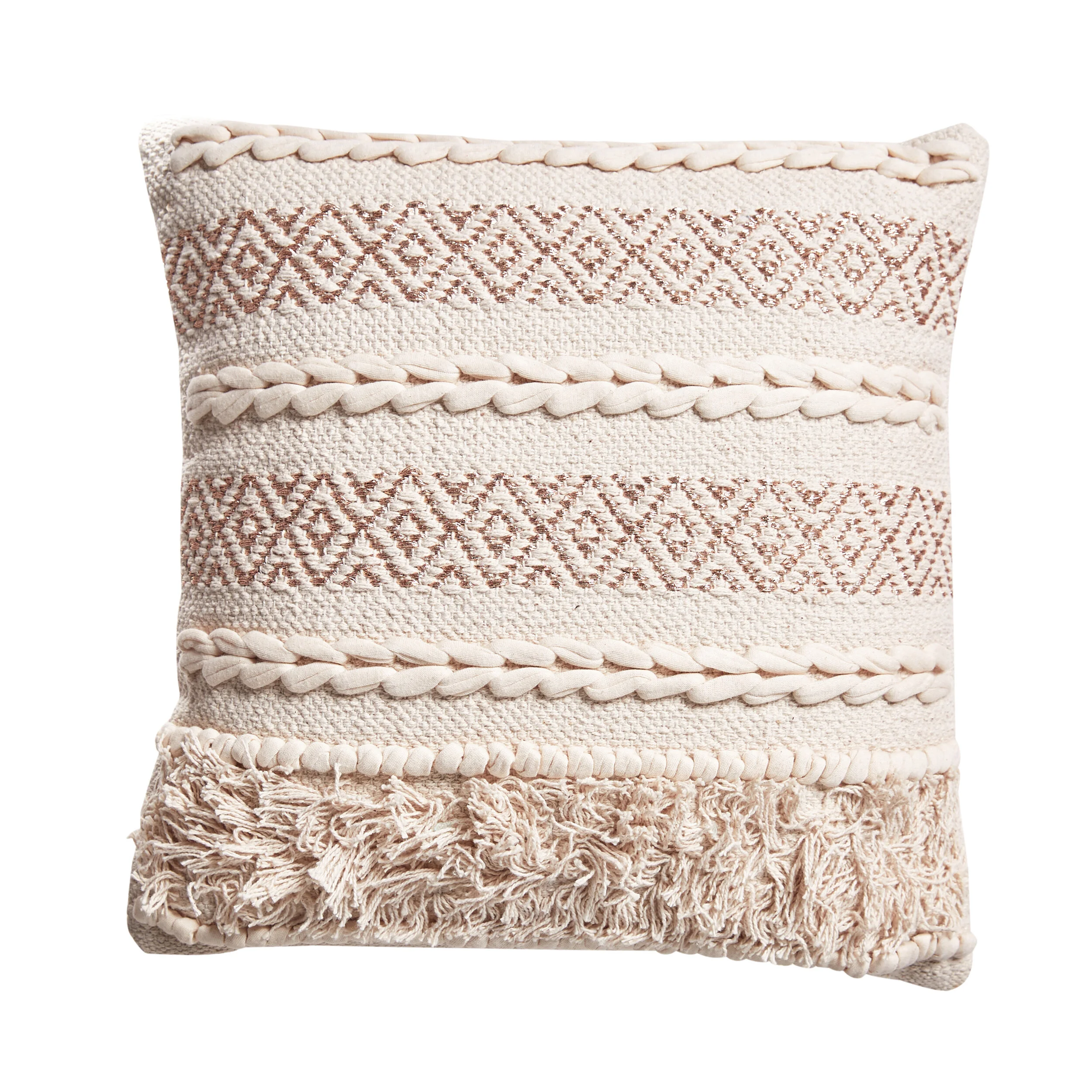 MOROCCAN BLANKET - GOLD STITCH