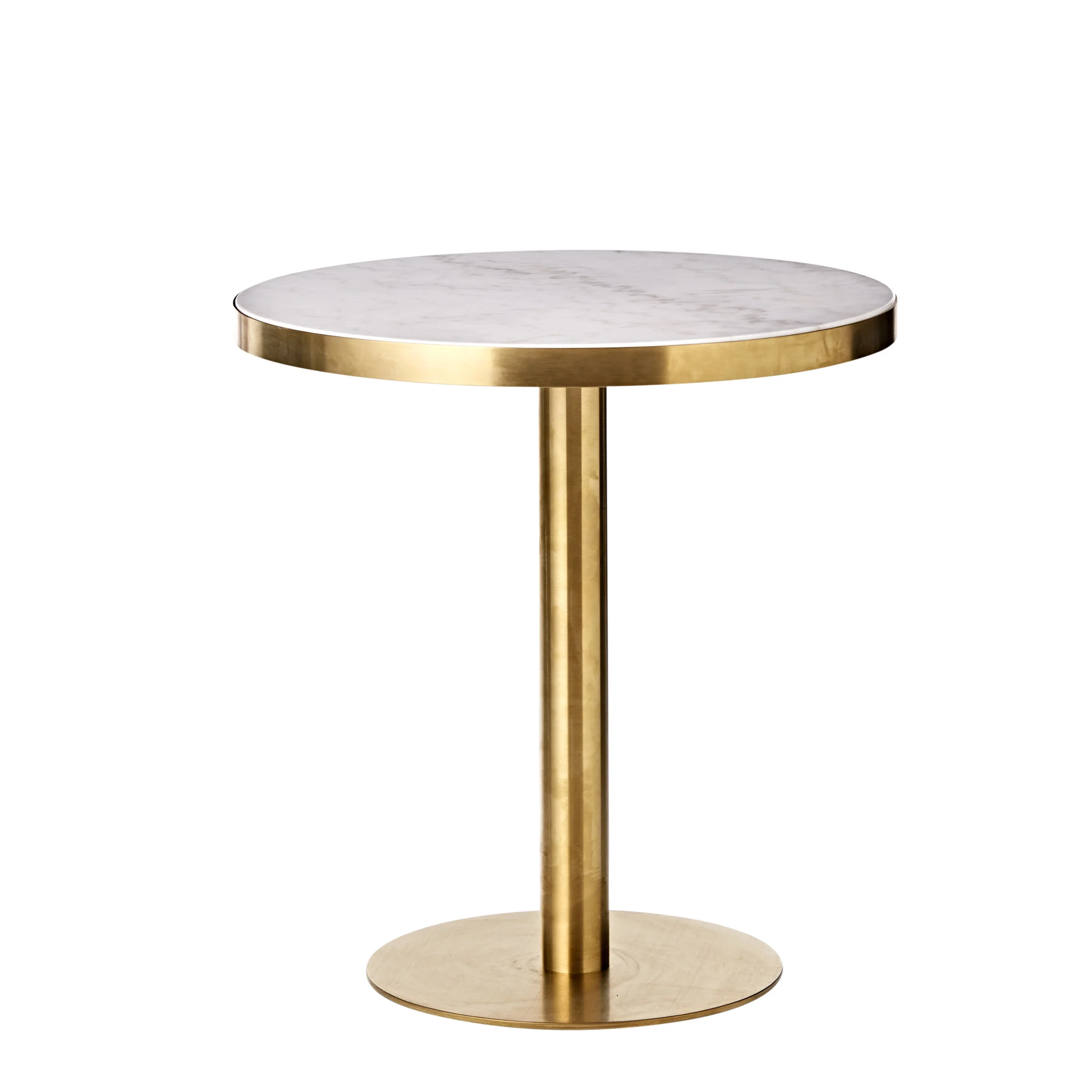 White marble cafe table