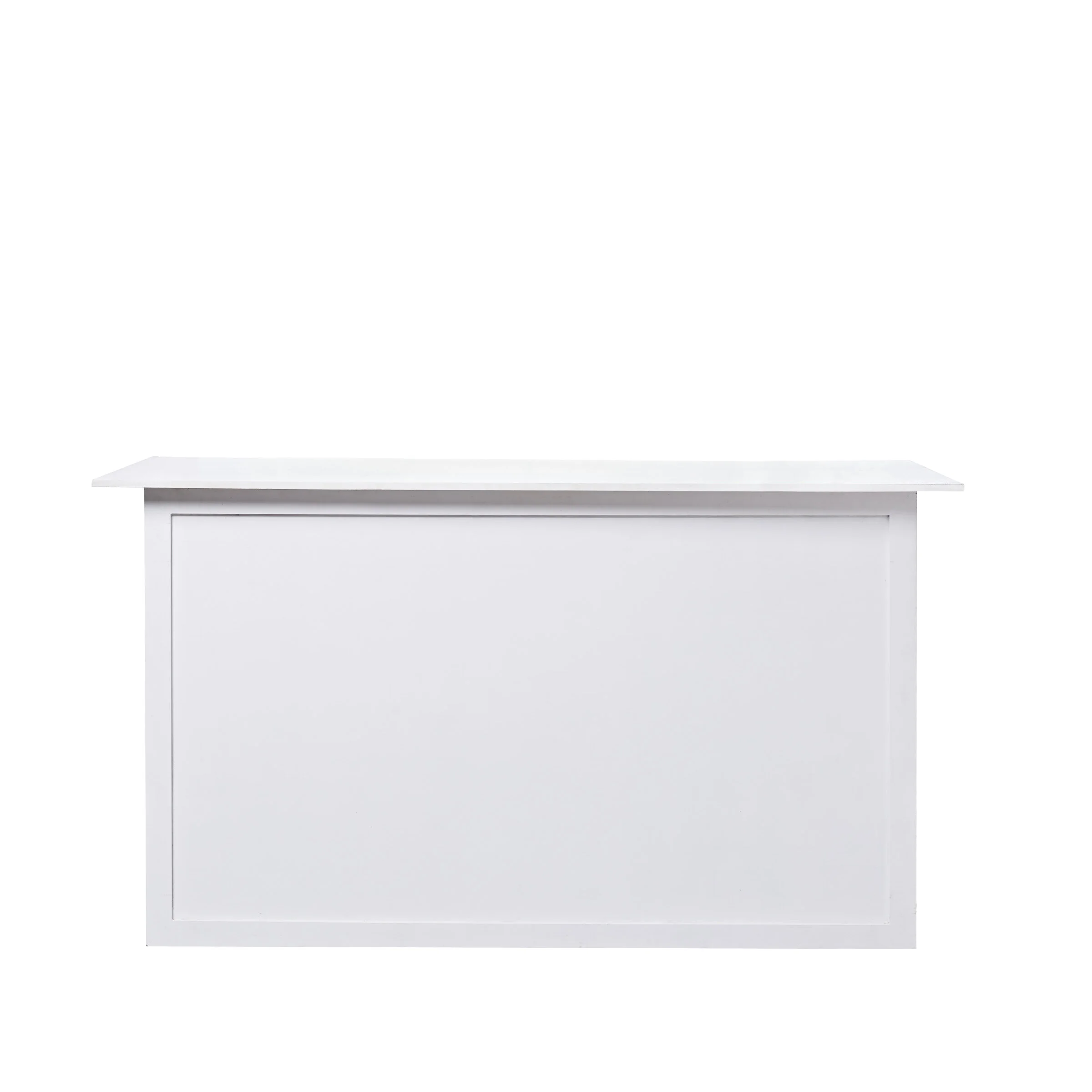 White Service Bar - 1.8m (w) x 1.0 (h) x 0.8 (d)