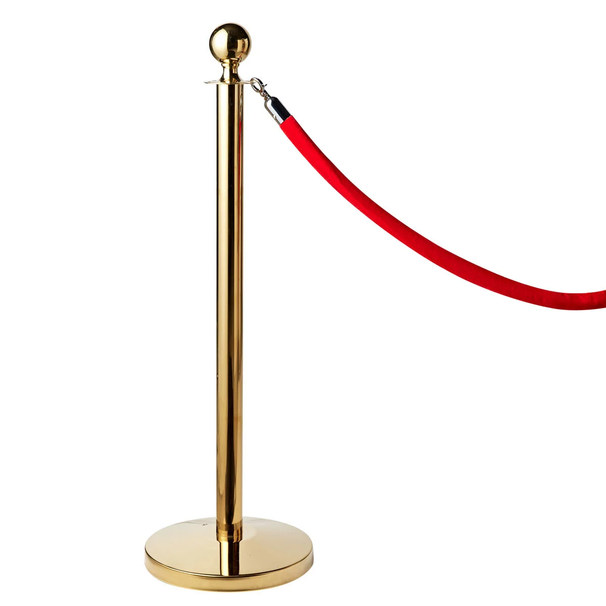 Bollard gold and red