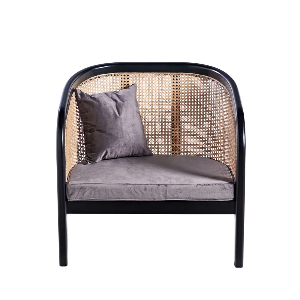 rattan black chair