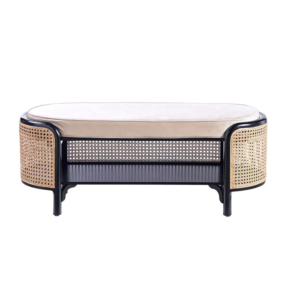 Rattan Ottoman
