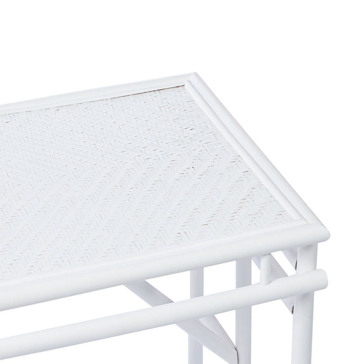 Rattan Signing Table Hire