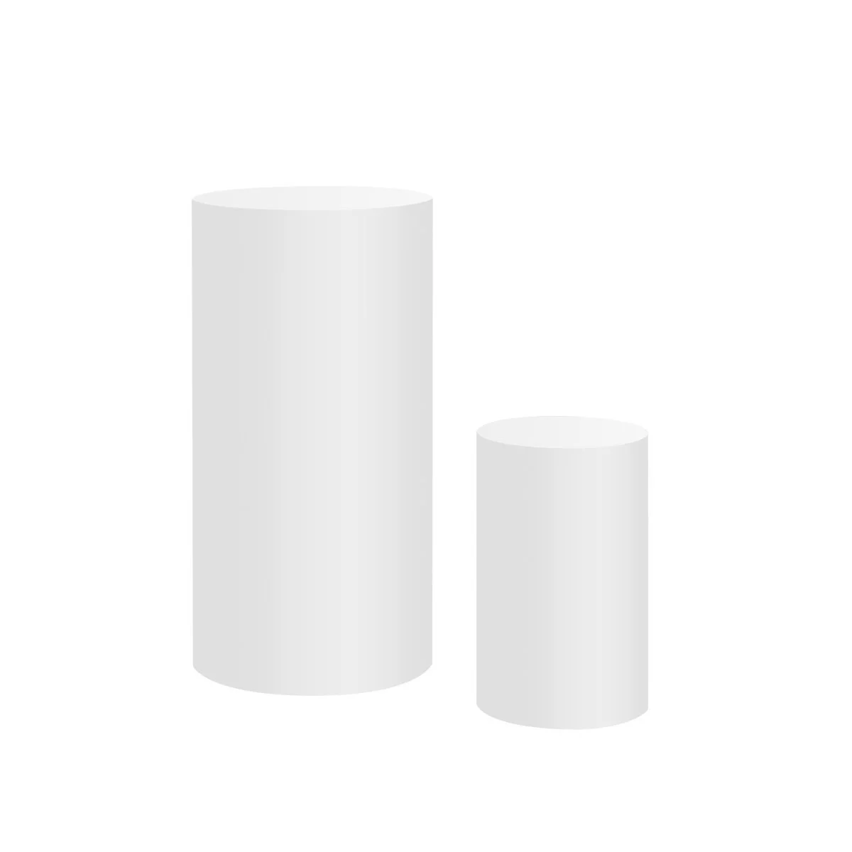 Round Plinth - White