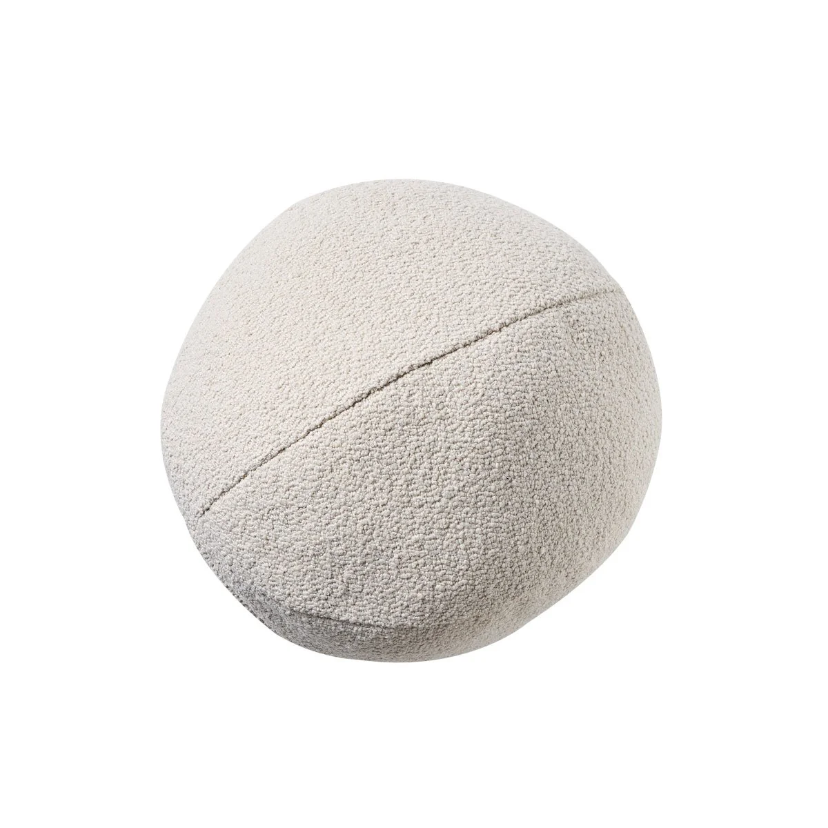 Boucle Sphere Cushion - White