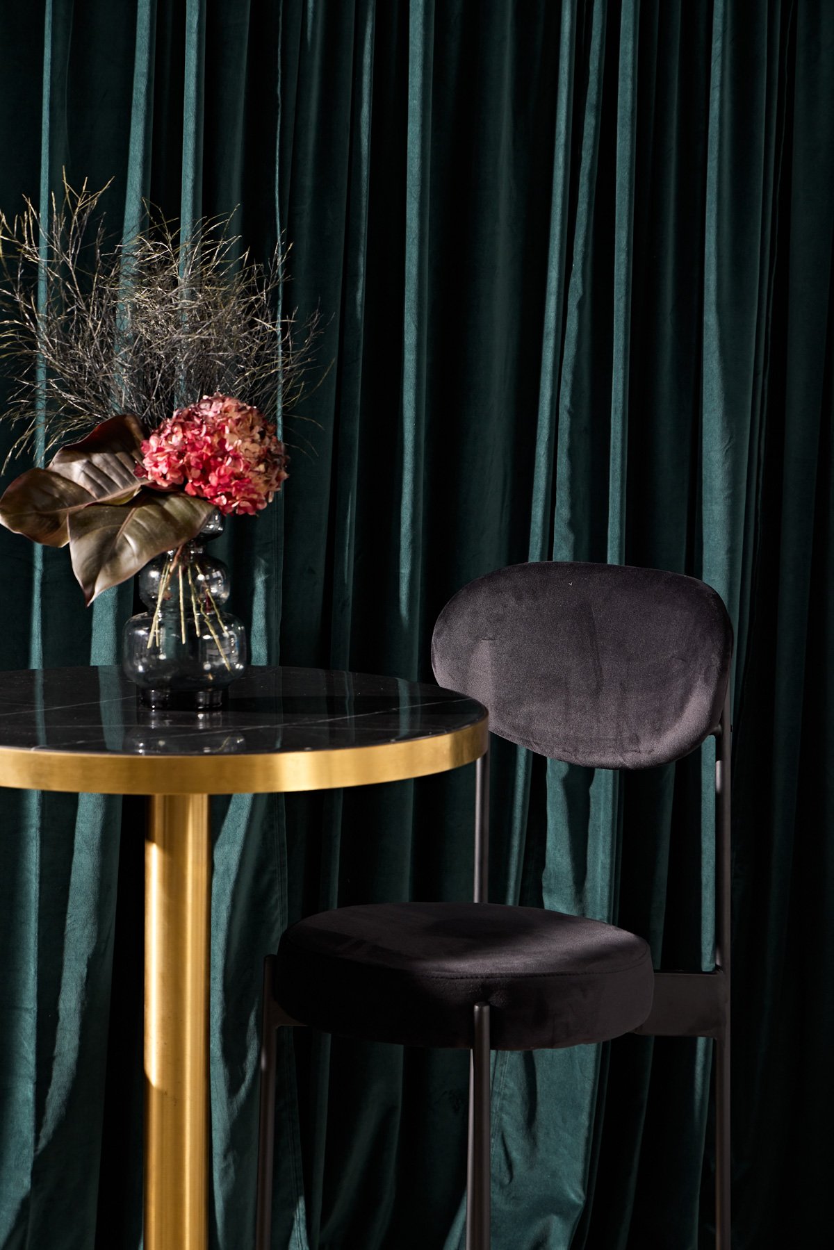Soho velvet stool hire