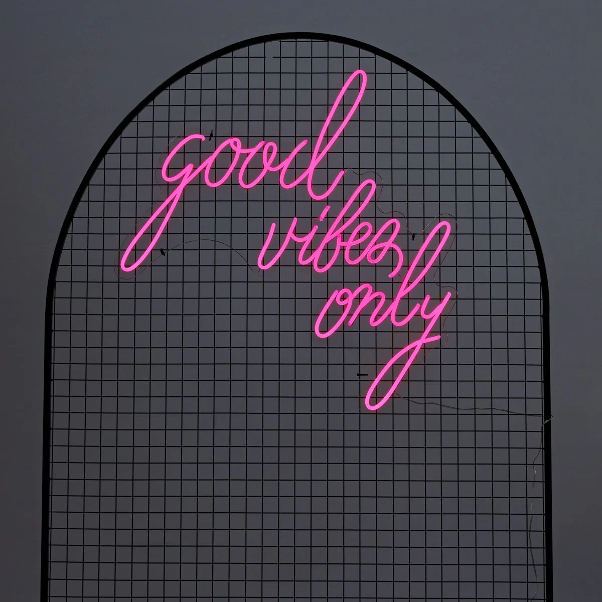 Good Vibes Only neon sign