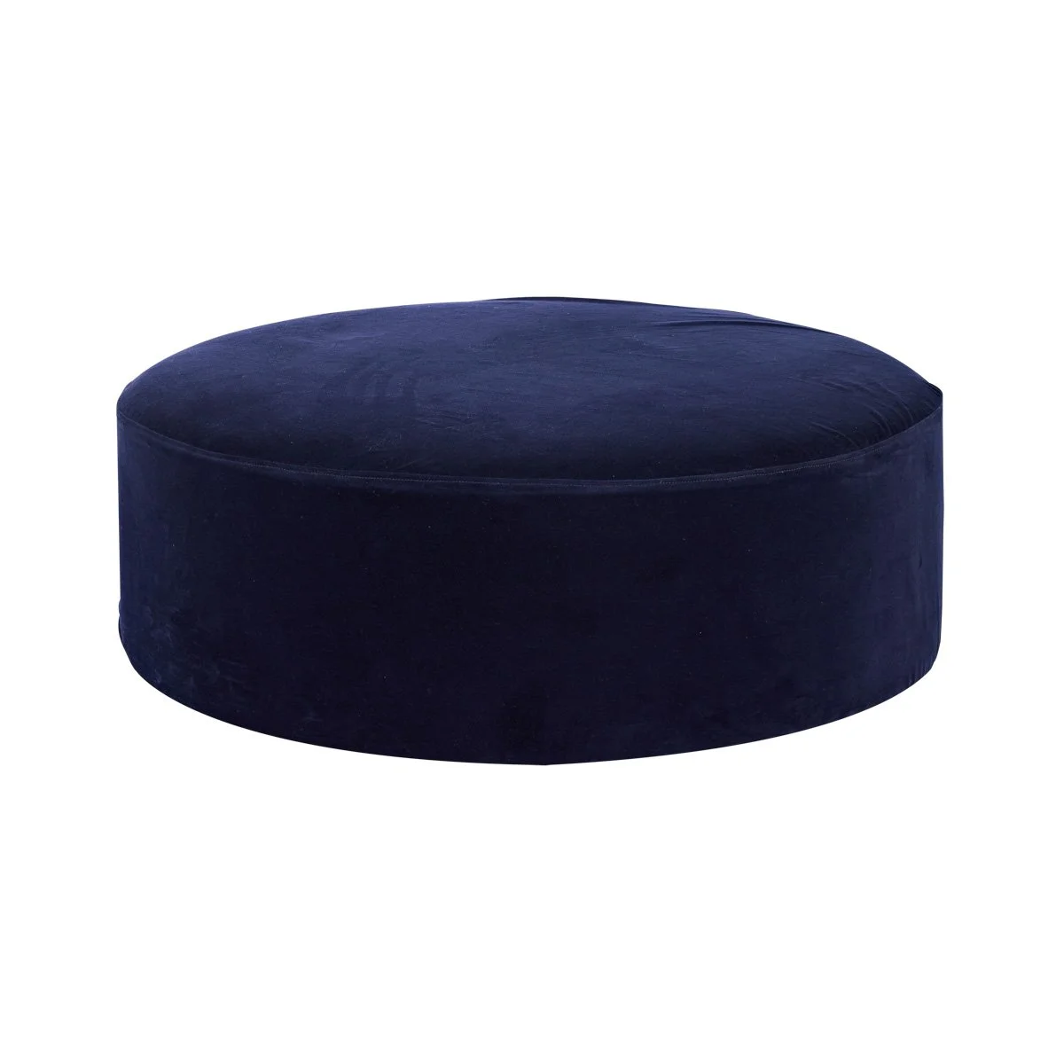 Round Ottoman (100cm) - Blue